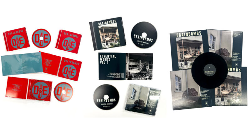 BRAINBOMBS 'Die' + 'Essential Works Vol.1'