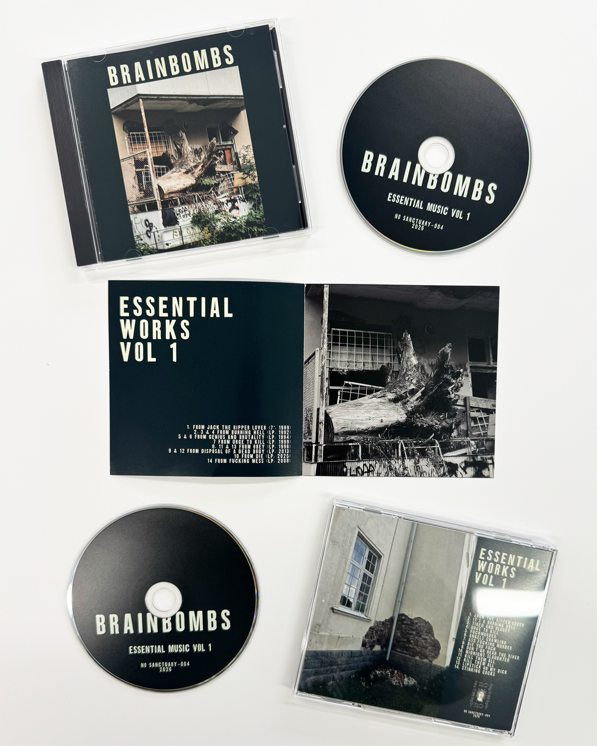 BRAINBOMBS 'Essential Works Vol.1' CD