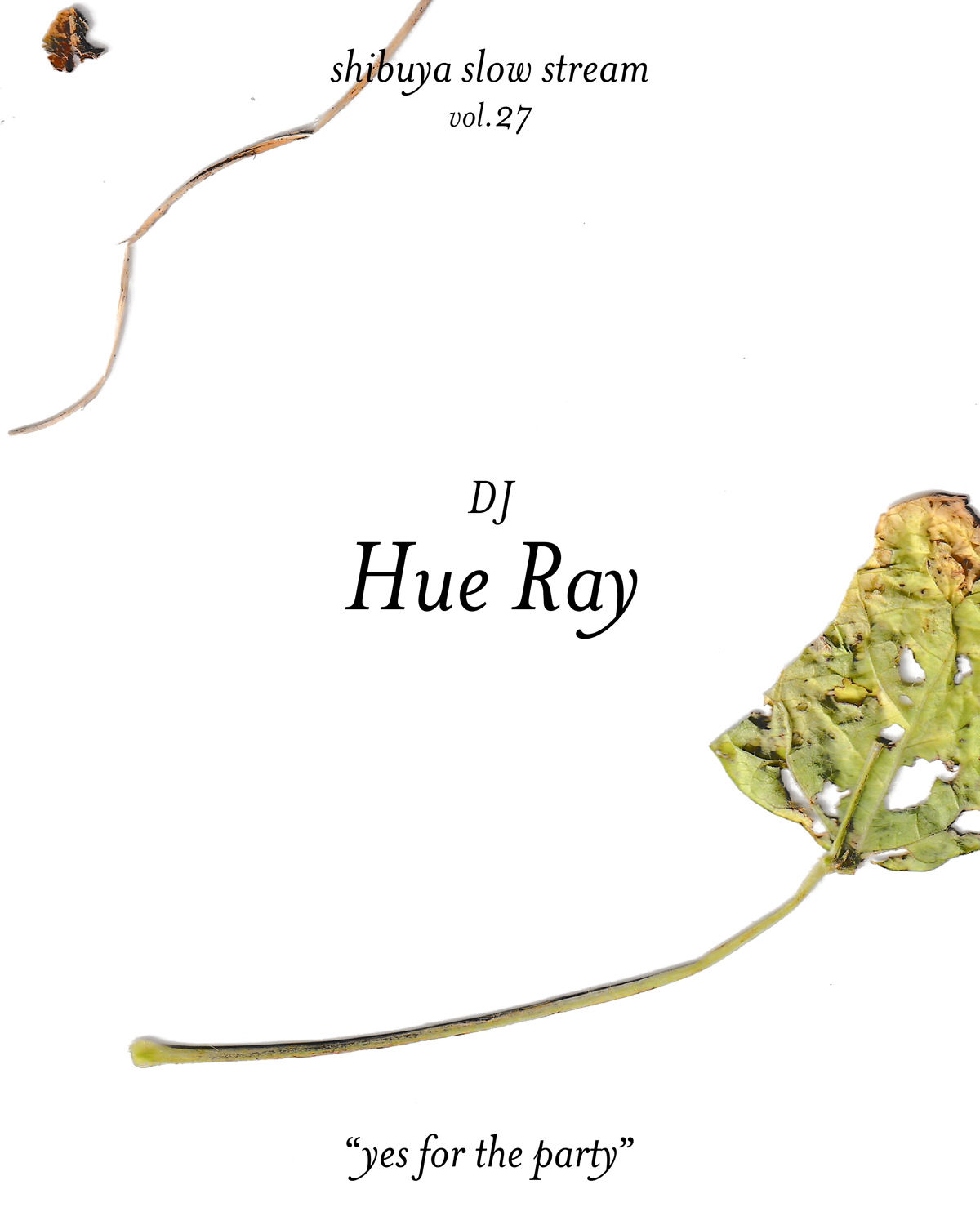 shibuya slow stream vol.27 「yes for the party」 | Hue Ray